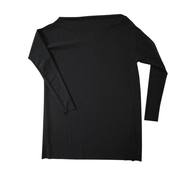 Maria Pinto Tops - Maria‎ Pinto Black Boat Neck Long Sleeve Tunic Mini - Small